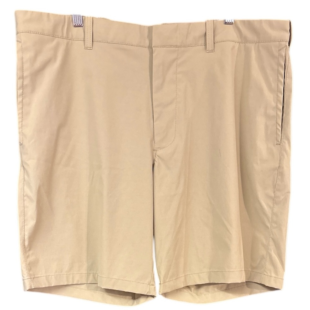 J. Crew Flex Gramercy Lightweight Flat Front Shorts 9” Inseam Size 38 Khaki New